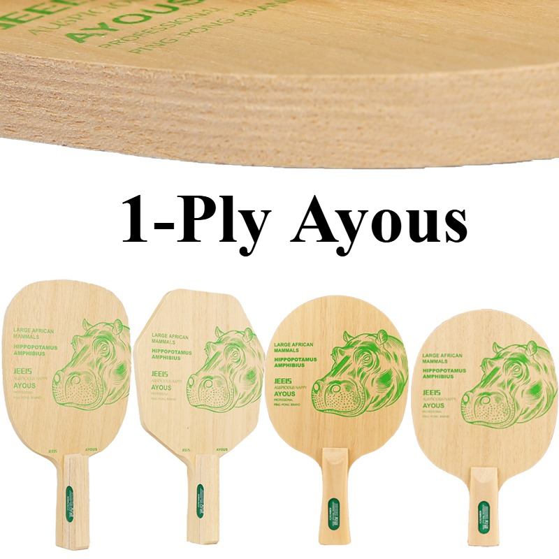Table Tennis Paddle - JEELS Yeşil Hippo 1 Katlı Ayous