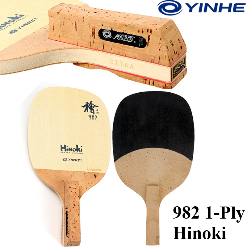 Table Tennis Bat - YINHE 982 1 Katmanlı Masif Hinoki