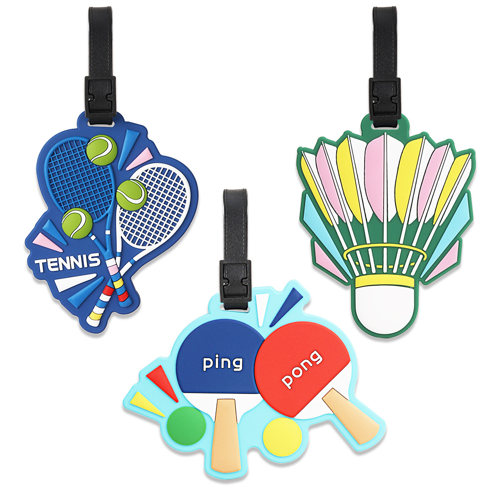 Table Tennis Information - Spor Serisi Bagaj Kayıp Önleyici Etiket,