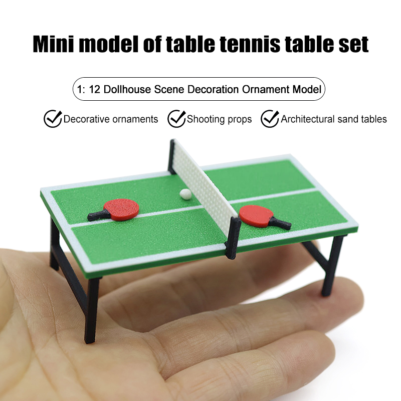 1/12 Mini Dollhouse Spor Mobil - Table Tennis Information incelemesi ve fiyatı