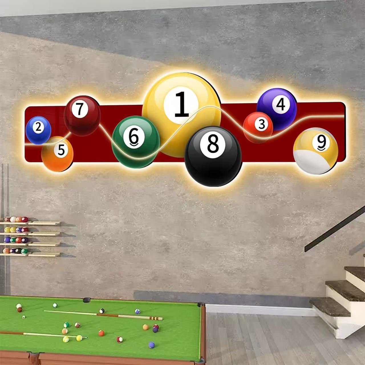 Bilardo Salonu Dekorasyon Resm - Table Tennis Background incelemesi ve fiyatı