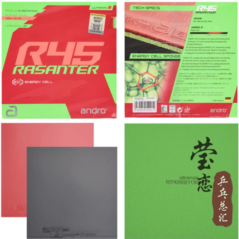 Andro Rasanter R45 47 50 C45 4 - Table Tennis Shop incelemesi ve fiyatı