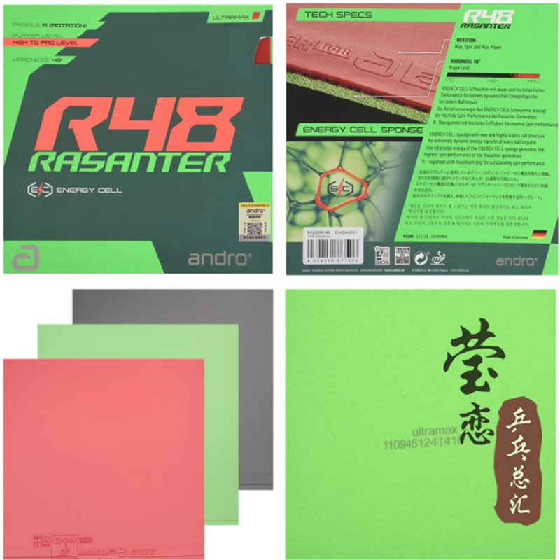 Andro Rasanter R45 47 50 C45 4 - Table Tennis Shop incelemesi ve fiyatı