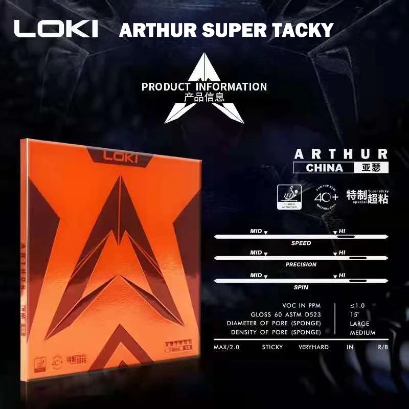 Orijinal LOKI ARTHUR avrupa/as - Table Tennis Shop incelemesi ve fiyatı